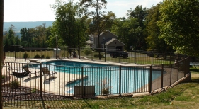 Fenced In Swimming Pool