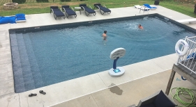 Geometric Vinyl Liner Pool