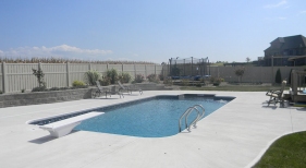 Swimming Pool with Diving Board